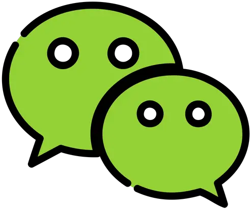 Free Wechat Colored Outline Logo Icon Available In Svg Wechat Black And White Logo Png Wechat Icon Download