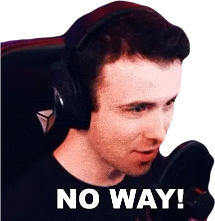 No Way Drlupo Sticker No Way Drlupo Wow Discover U0026 Share Png Jacksepticeye Icon