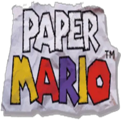 Paper Mario Logo Roblox Paper Mario Logo Png Mario Logo Transparent