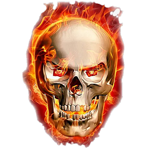 Png Tattoo Tatoo Skull Fire Flaming Skull Png Skull Tattoo Png