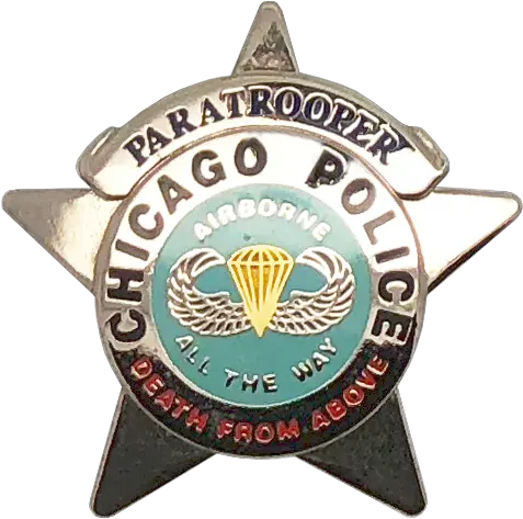 Download Hd Chicago Police Department Us Army Paratrooper Logo Png Chicago Png