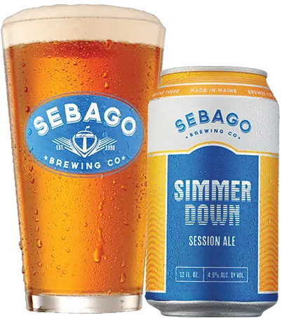 Simmer Down Sebago Brewing Beer Glassware Png Beer Transparent