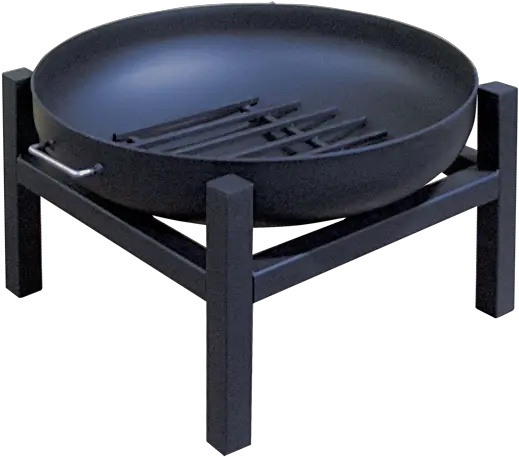 36 Round Steel Wood Fire Pit With Grate Round Steel Fire Pit With Square Base Png Fire Pit Png png