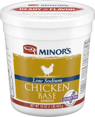 Minoru0027s Low Sodium Chicken Base Ambient 1 Lb Pack Of 6 Chicken Base Png Base Icon Pack