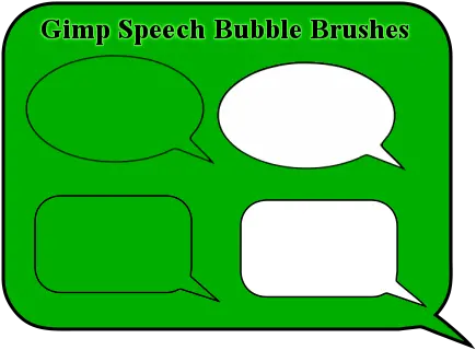 Gimp Chat Callouts And Speech Bubbles Gimp Brushes Bubble Speech Png Speech Bubble Generator Png