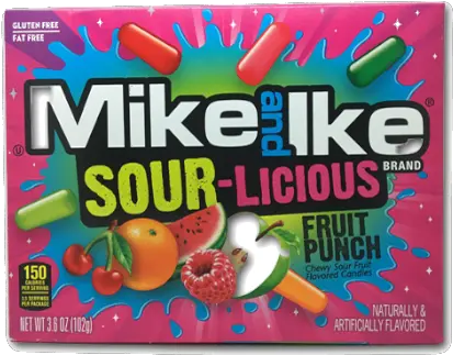 Mike U0026 Ike Sour Licious Fruit Punch Illustration Png Ike Png