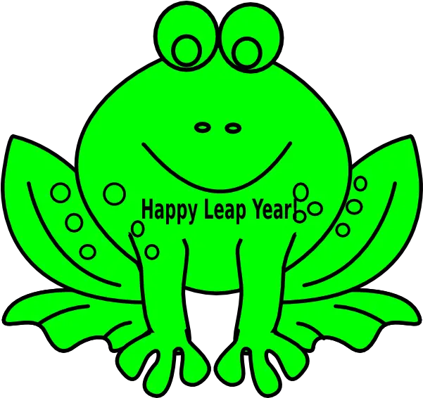 Frog Clipart Png Png Free Library Year Clip Art At Clker Leap Year Clip Art Frog Clipart Png