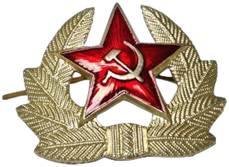 Russian Soviet Red Army Ussr Kokarda Hat Badge Soviet Badge Png Soviet Hat Transparent