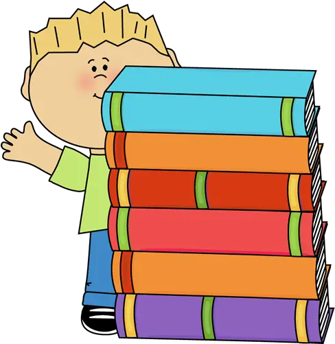 Boy Waving Behind A Stack Of Books Clip Art Boy Waving Prepositions Of Place Behind Png Stack Of Books Png