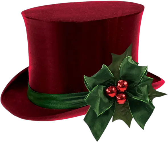 Natal Xix Green Bow Png Top Hat Transparent