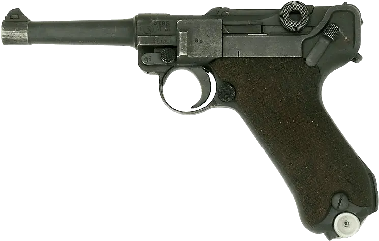 Download Luger German Handgun Png Image Luger P08 Png Pistol Png