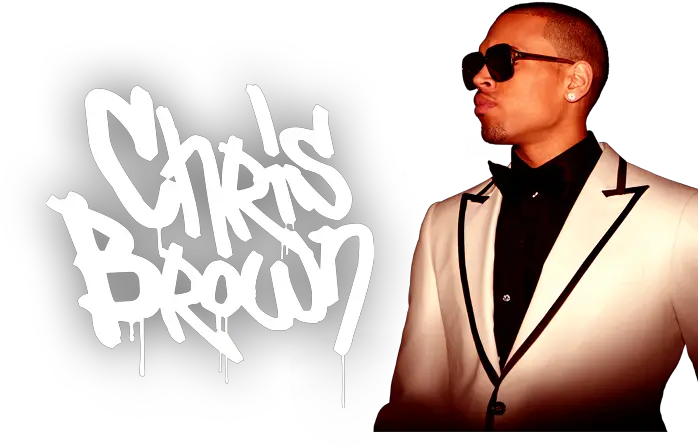 Download Chris Brown Png Chris Brown All White Tux Chris Brown Png