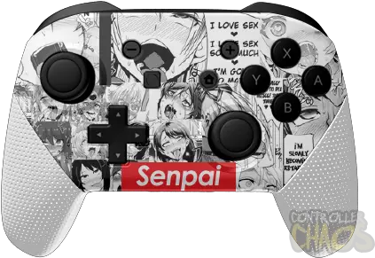 Ahegao Custom Nintendo Switch Controller Png Nintendo Controller Png