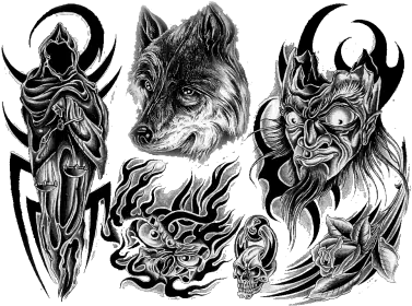 Wolf Tattoo Design Transparent Tattoo Design Wolf Tattoo Png Transparent Tattoos