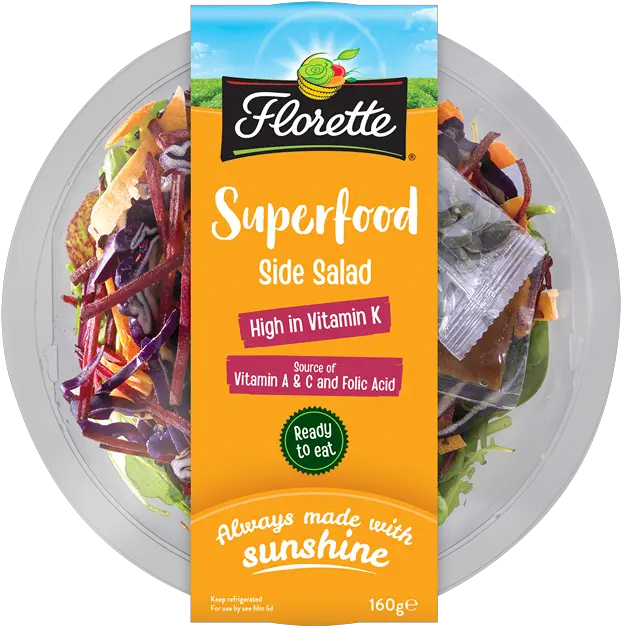 Florette Launches New Superfood Salad Bowl Grocery Trader Ready To Eat Salad Bowl Png Salad Bowl Png