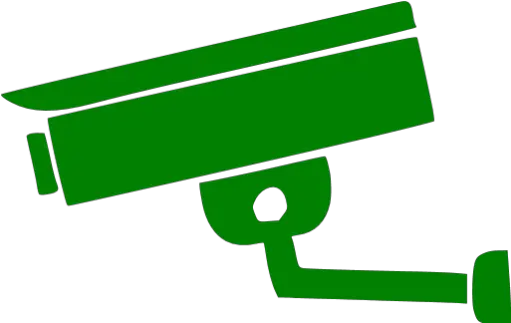 Green Security Camera 3 Icon Cctv Camera Logo Green Png Security Camera Icon Free