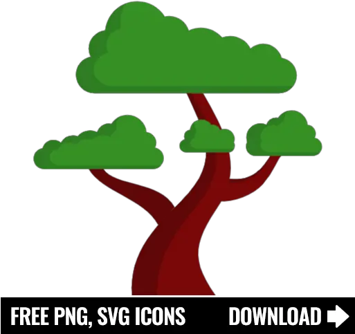 Free Bonsai Tree Icon Symbol Download In Png Svg Format Language Tree Icon Transparent