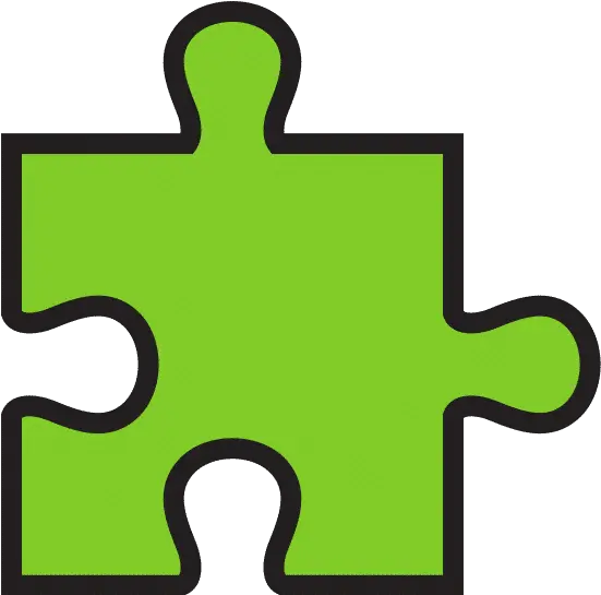 Puzzle Piece Isolated Flat Icon Design Pieza De Rompecabezas Verde Png Puzzle Piece Icon