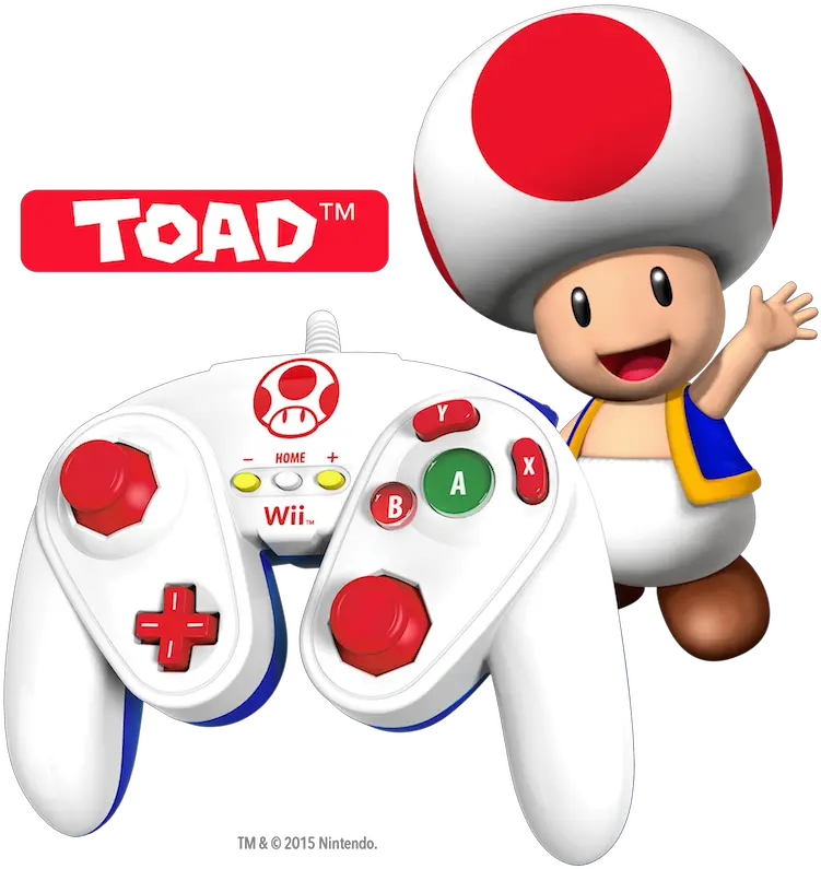 Click To Expand The Hori Gamecube Classic Controller Toad Mario Bros Toad Png Gamecube Png