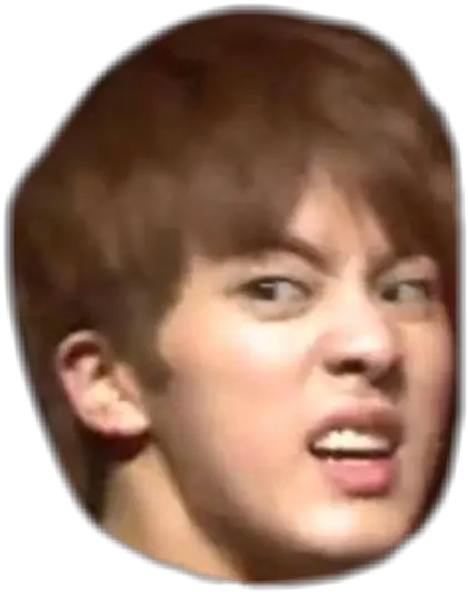 Report Abuse Kim Seokjin Funny Face Full Size Png Bts Meme Face Jin Funny Faces Png