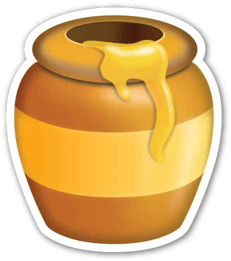 Honey Pot Pot De Miel Winnie L Ourson Png Bee Emoji Png