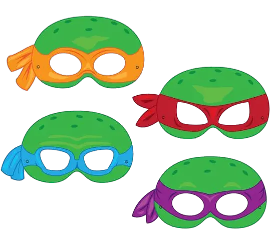 Download Turtle Teenage Mutant Turtles Mask Ninja Leonardo Ninja Turtle Mask To Print Png Ninja Turtle Png