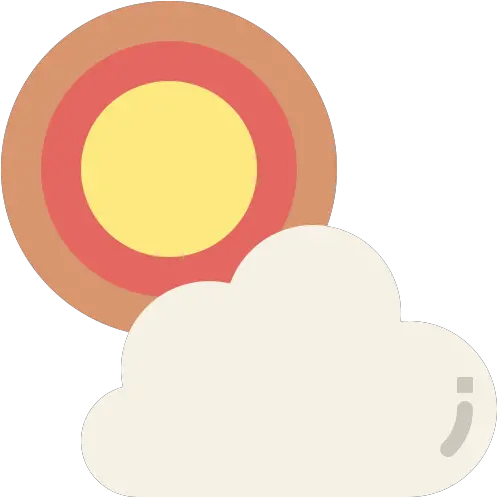 Weather Sun Cloud Free Icon Iconiconscom Dot Png Sun Cloud Icon