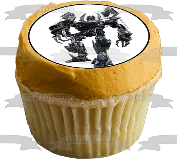 Transformers Logo Bumblebee Optimus Prime Iron Hide Edible Cupcake Topper Images Abpid07310 Png Icon