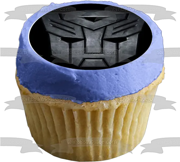 Transformers Logo Bumblebee Optimus Prime Iron Hide Edible Cupcake Topper Images Abpid07310 Png Icon