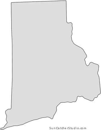 Rhode Island Map Outline Printable State Shape Stencil Rhode Island State Shape Png Us Map Outline Png