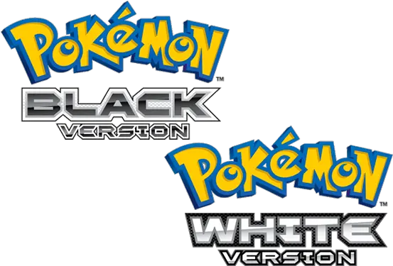 Pokémon Black And White U2013 Sitting Pokemon Black Version Png Pokemon Logo Transparent