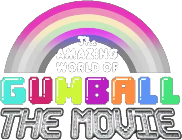Amazing World Of Gumball The Movie Logo Amazing World Of Gumball Logo Png Me Png