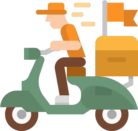 Delivery Bike Free Transport Icons Happy Png Bike Delivery Icon