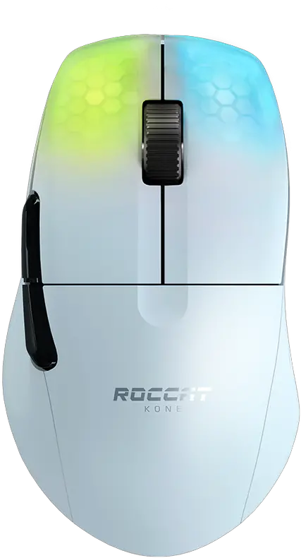 Roccat Kone Pro Air Ergonomic Optical Performance Wireless Gaming Mouse Roccat Kone Pro Wireless Png Gaming Mouse Icon With No Background