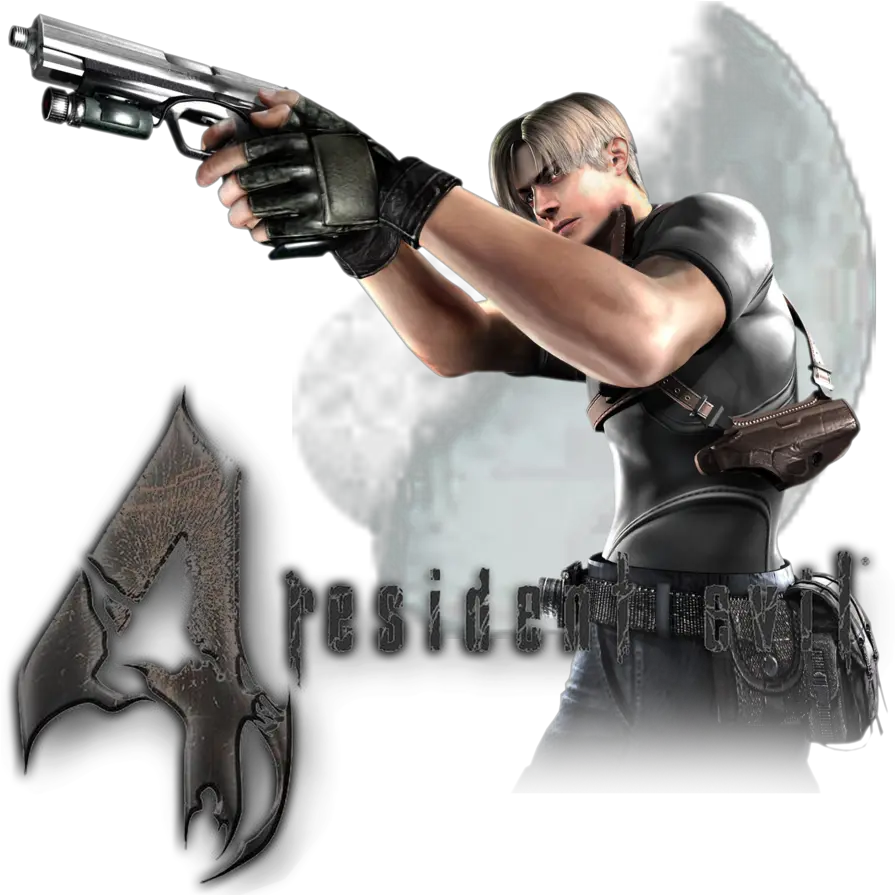 Resident Evil 4 No Background Clip Art Png Play Leon Resident Evil 4 Render Resident Evil Icon