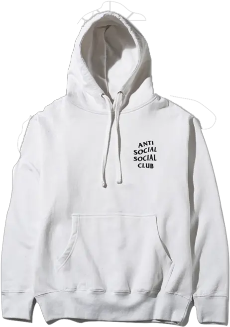 Download Hd Anti Social Club Anti Social Social Anti Social Club White Hoodie Png Anti Social Social Club Logo