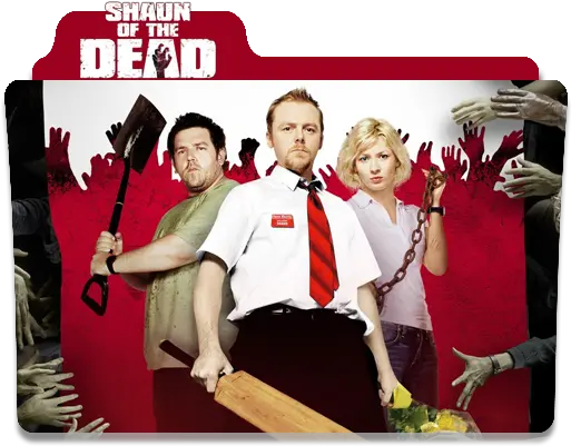 Movie Folder Icons Shaun Of The Dead Icon Shaun Of The Dead Fancy Dress Png Movie Folder Icon