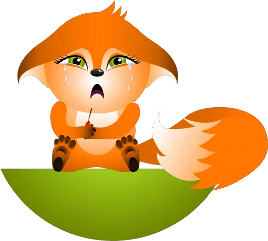 Olkita U2013 Canva Animal Crying Cartoon Png Tails The Fox Icon