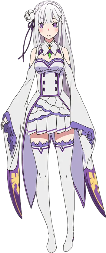 Rezero Emilia Camp Characters Tv Tropes Emilia Re Zero Boots Png Rem Re Zero Png