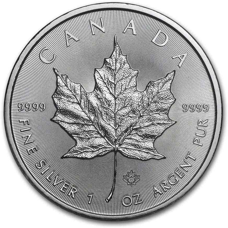Bullionmark Accredited Certified Gold Silver 1oz Silver Maple Leaf 2020 Png Canadian Maple Leaf Png