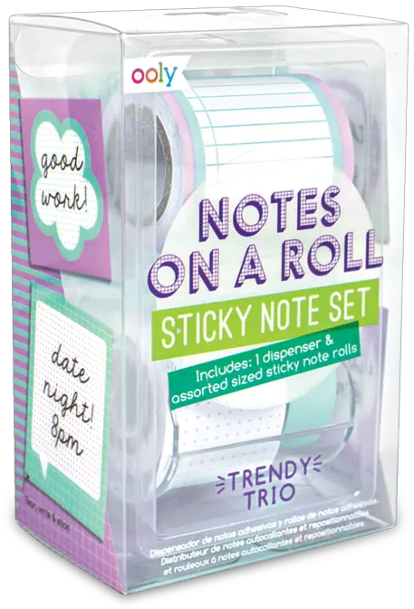 Notes Trendy Trio Household Supply Png Sticky Note Png