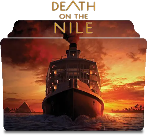 Death Designbust Death On The Nile 2022 Folder Icon Png Sunset Icon Png