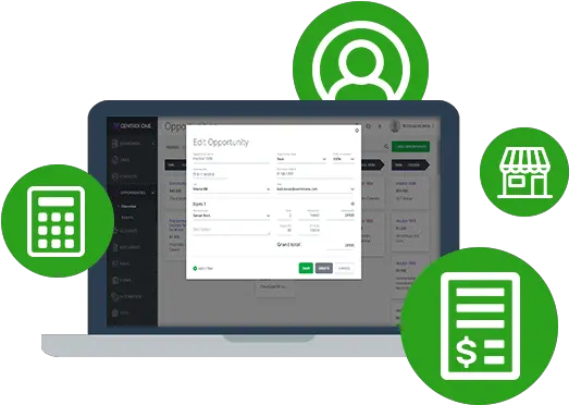 Quickbooks Crm Easy Integration Discover Centrixone Technology Applications Png Where Do I Find The Gear Icon In Quickbooks