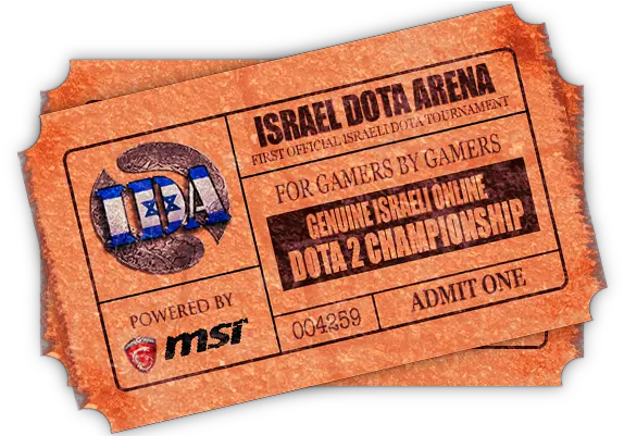 Israel Dota Arena Common Ticket Dotabuff Dota 2 Stats Horizontal Png Dota Icon