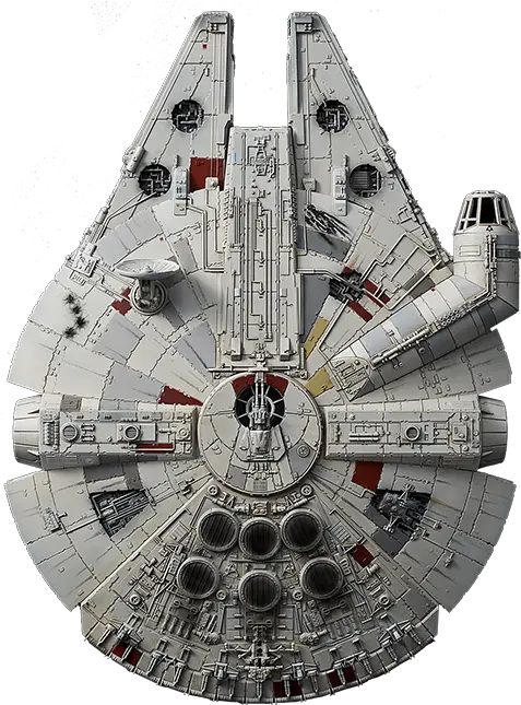 Millennium Falcon Rise Of Skywalker Version Model Kit By Bandai Rise Of Skywalker Millennium Falcon Png Millennium Falcon Png