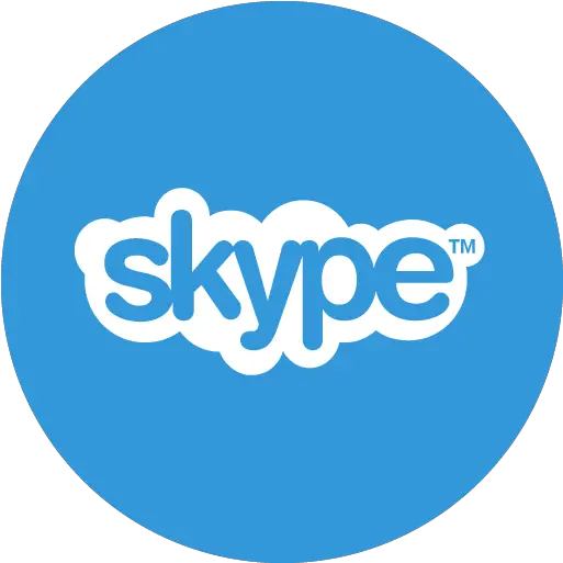 Skype Icon 2 Sky Skype Png Skype Circle Icon