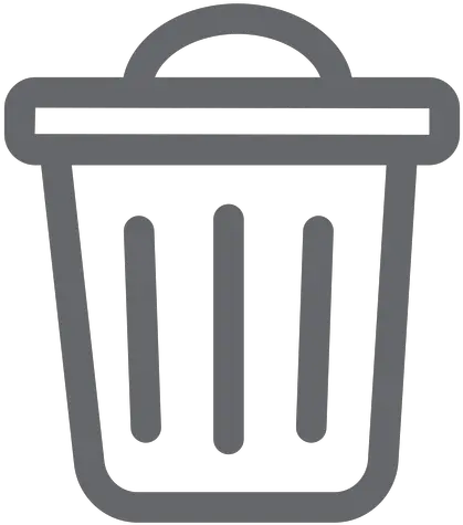 Trash Bin Icon Flat Transparent Png U0026 Svg Vector File Coffee Cup Symbol Ripped Paper Icon
