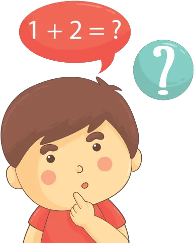 Equation Quiz Boy Asking Question Clipart Png Math Equation Png