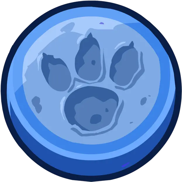Full Moon Fireball Club Penguin Wiki Fandom Paw Png Wolf Paw Icon