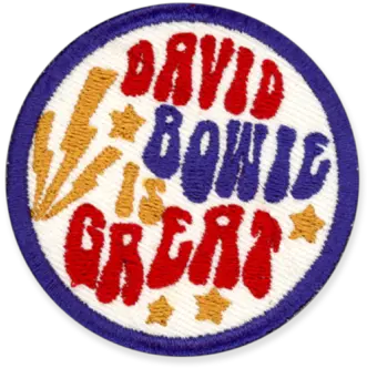 Bowie Patch Waffle Png David Bowie Logo